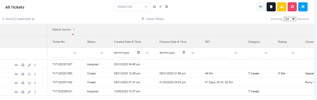 screenshot of Asset Infinity